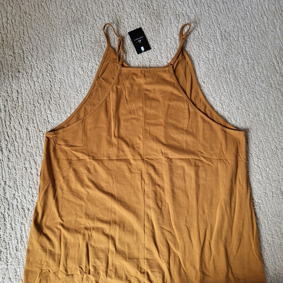 Women’s Deep Self Loose Casual V-Neck Sleeveless Jumpsuit – Rust – Size M – NWT - Picture 9 of 9